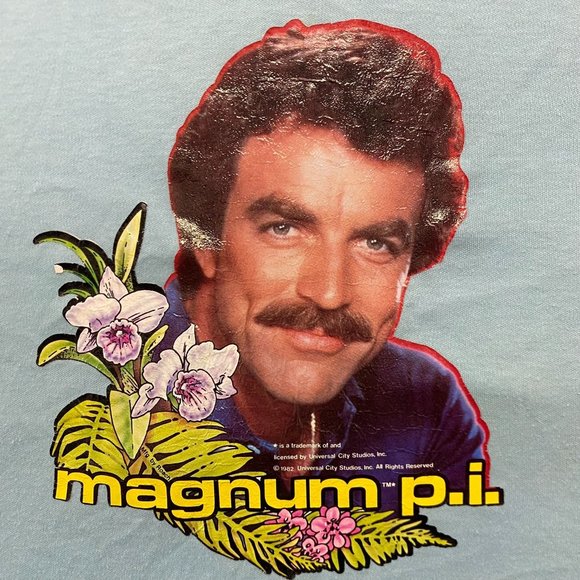 Vintage 70s 80s Magum P.I. Florida Tourist Single Stitch Tee - Picture 3 of 8